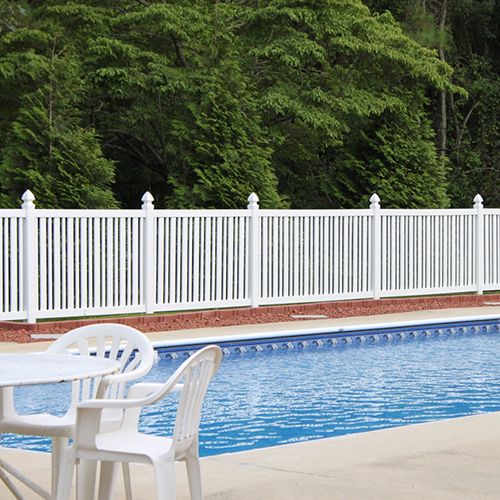Vinyl Pool Fence Section