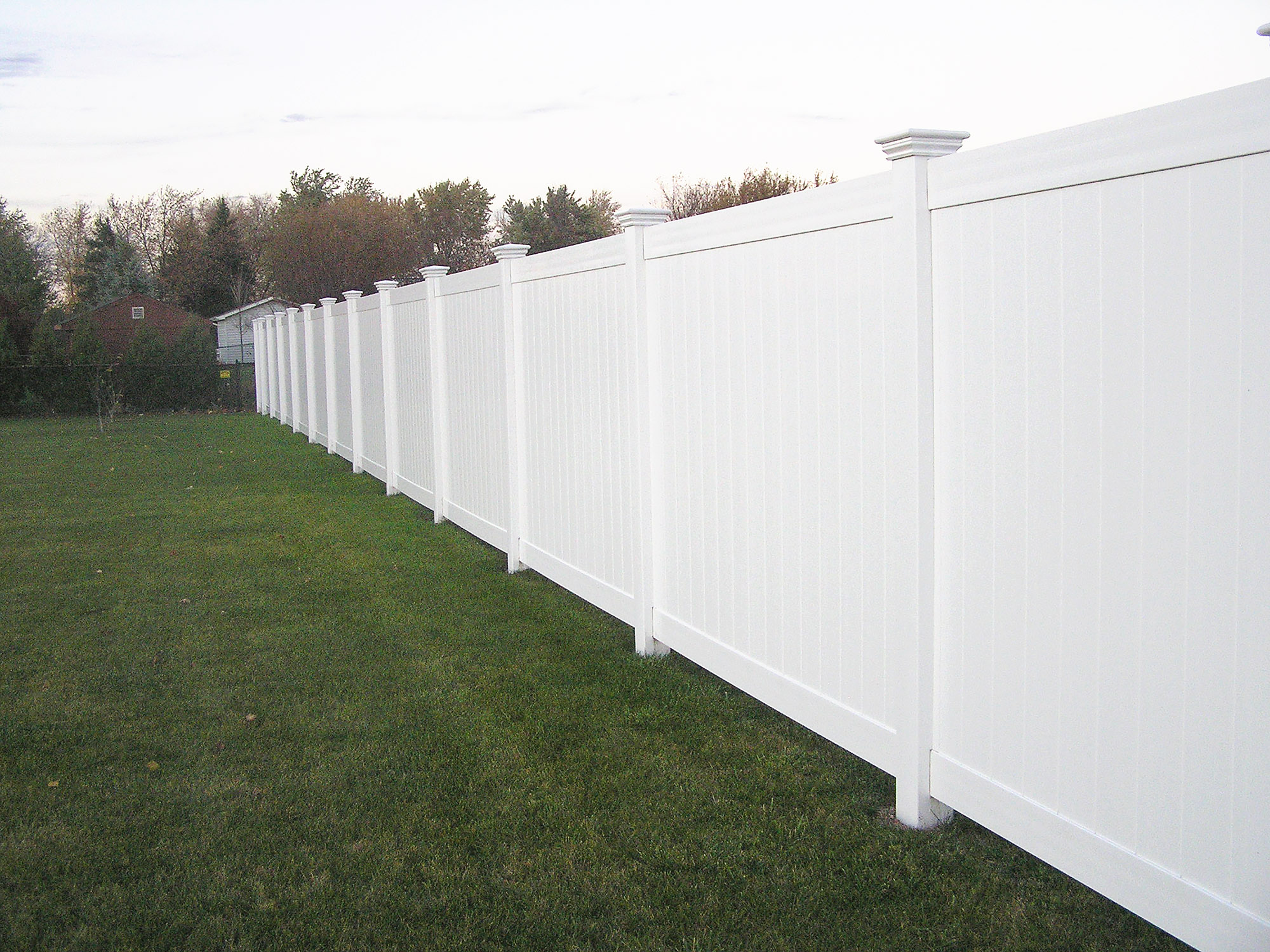 Durables Wendall Style Hurricane Wind Rated Vinyl Privacy Fence